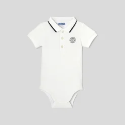 Jacadi Bodysuits|Baby boy polo bodysuit Jacadi White