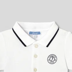 Jacadi Bodysuits|Baby boy polo bodysuit Jacadi White