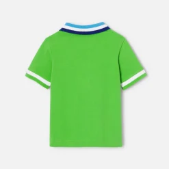 Jacadi Polos And T-Shirts|Baby boy polo shirt in cotton piqué Grass green