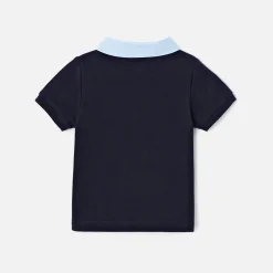 Jacadi Polos And T-Shirts|Baby boy short-sleeve polo shirt Jacadi Navy