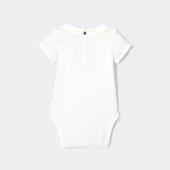 Jacadi Bodysuits|Baby boy short sleeves bodysuit Jacadi White