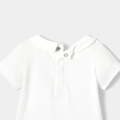 Jacadi Bodysuits|Baby boy short sleeves bodysuit Jacadi White