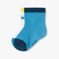 Jacadi Socks And Booties|Accessories|Baby boy socks duo White/Blue