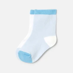 Jacadi Socks And Booties|Accessories|Baby boy socks duo Blue/Multicolour