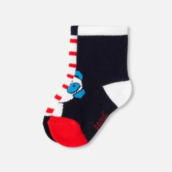 Jacadi Socks And Booties|Accessories|Baby boy socks duo Navy/Multicolour