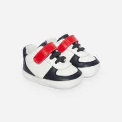 Jacadi Socks And Booties|Accessories|Baby boy soft trainers Navy/White