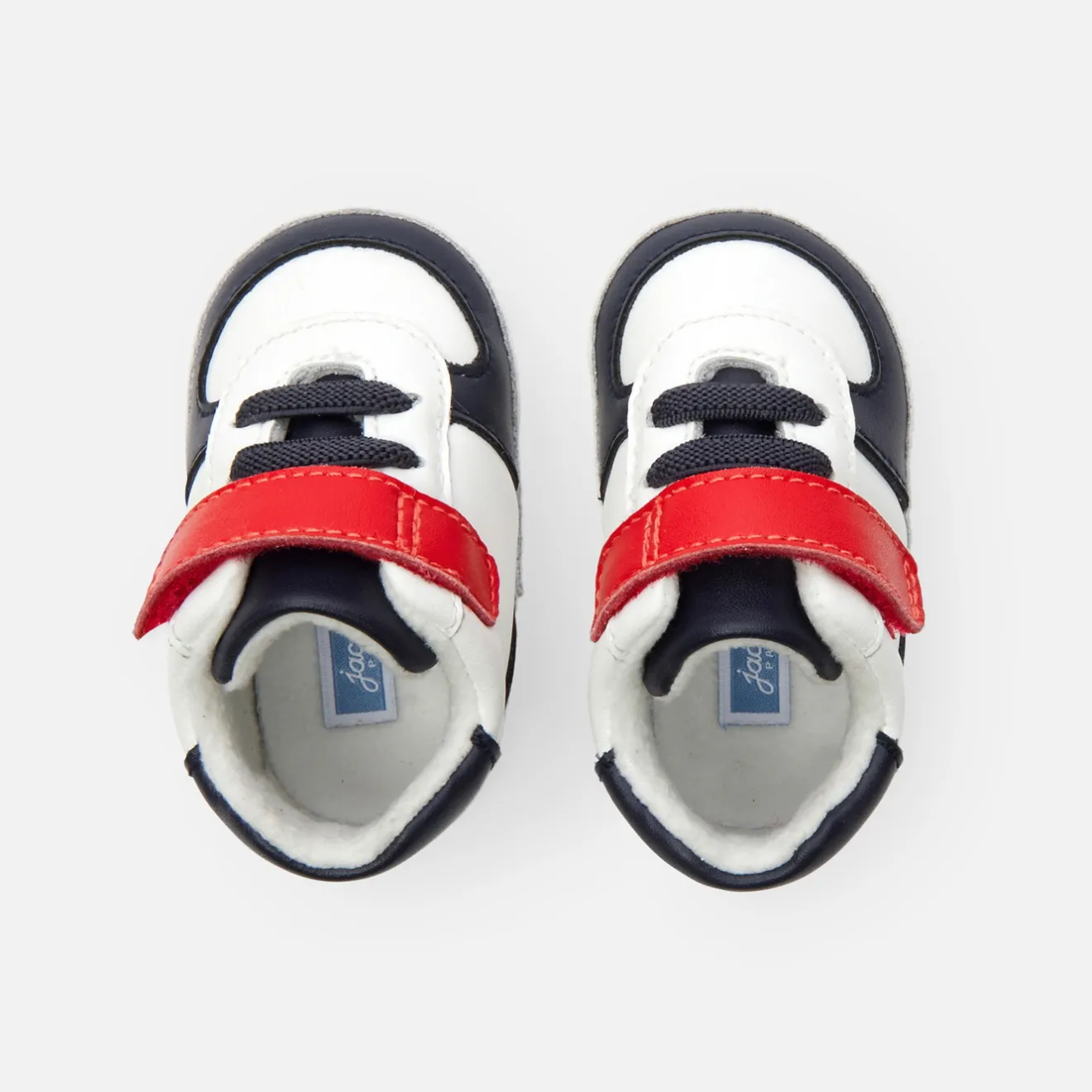 Jacadi Socks And Booties|Accessories|Baby boy soft trainers Navy/White