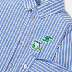 Jacadi Shirts|Baby boy striped shirt White/Blue