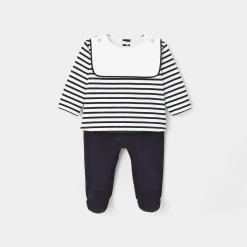 Jacadi Bloomers, Overalls And Sets|Baby boy trousers set Navy/White
