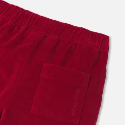 Jacadi Pants And Shorts|Baby boy velour pants Purple