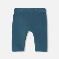 Jacadi Pants, Leggings And Shorts|Baby boy velour trousers Petrol blue