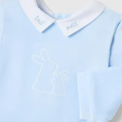 Jacadi Pajamas|Baby boy velvet pyjamas Jacadi Celestial
