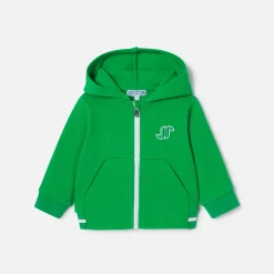 Jacadi Sweaters, Sweatshirts And Cardigans|Baby boy zipped cardigan Green