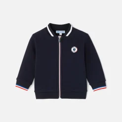 Jacadi Sweaters, Sweatshirts And Cardigans|Baby boy zipped cardigan Jacadi Navy