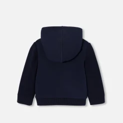 Jacadi Sweaters, Sweatshirts And Cardigans|Baby boy zip-up sweatshirt Jacadi Navy