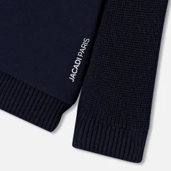 Jacadi Sweaters, Sweatshirts And Cardigans|Baby boy zip-up sweatshirt Jacadi Navy