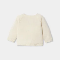 Jacadi Jumpers, Sweatshirts And Cardigans|Baby cashmere cardigan Jacadi soft white