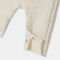Jacadi Bloomers, Overalls And Sets|Baby cashmere jumpsuit Jacadi soft white