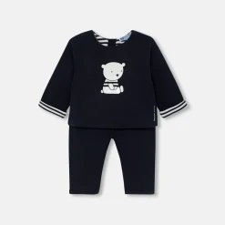 Jacadi Bloomers, Overalls And Sets|Baby comfort set Navy/Cream