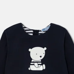 Jacadi Bloomers, Overalls And Sets|Baby comfort set Navy/Cream