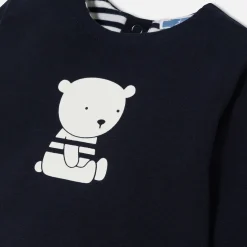Jacadi Bloomers, Overalls And Sets|Baby comfort set Navy/Cream