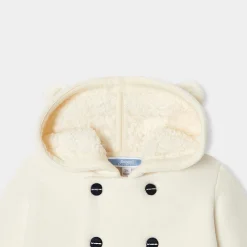Jacadi Jumpers, Sweatshirts And Cardigans|Baby fleece jacket Jacadi soft white