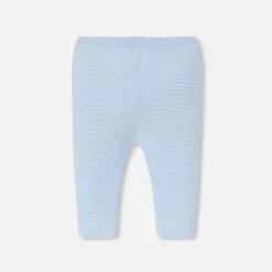 Jacadi Pants, Leggings And Shorts|Baby garter stitch leggings Pale blue