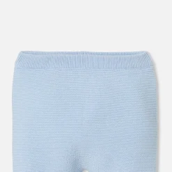Jacadi Pants, Leggings And Shorts|Baby garter stitch leggings Pale blue