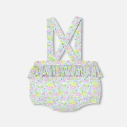 Jacadi Bloomers, Overalls And Sets|Baby girl bloomer in Liberty fabric White/Multicolour