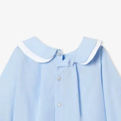 Jacadi Blouses|Baby girl blouse in cotton fil à fil Blue/White