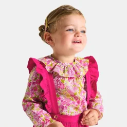 Jacadi Blouses|Baby girl blouse in Liberty fabric White/Multicolour