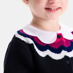 Jacadi Cardigans, Sweaters And Sweatshirts|Baby girl cardigan Navy/Multicolour