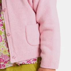 Jacadi Cardigans, Sweaters And Sweatshirts|Baby girl cardigan Heather Pink