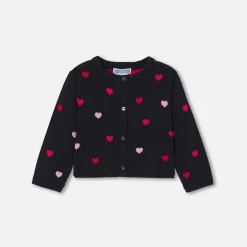 Jacadi Cardigans, Sweaters And Sweatshirts|Baby girl cardigan Navy/Multicolour