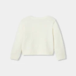 Jacadi Cardigans, Sweaters And Sweatshirts|Baby girl cardigan Jacadi soft white