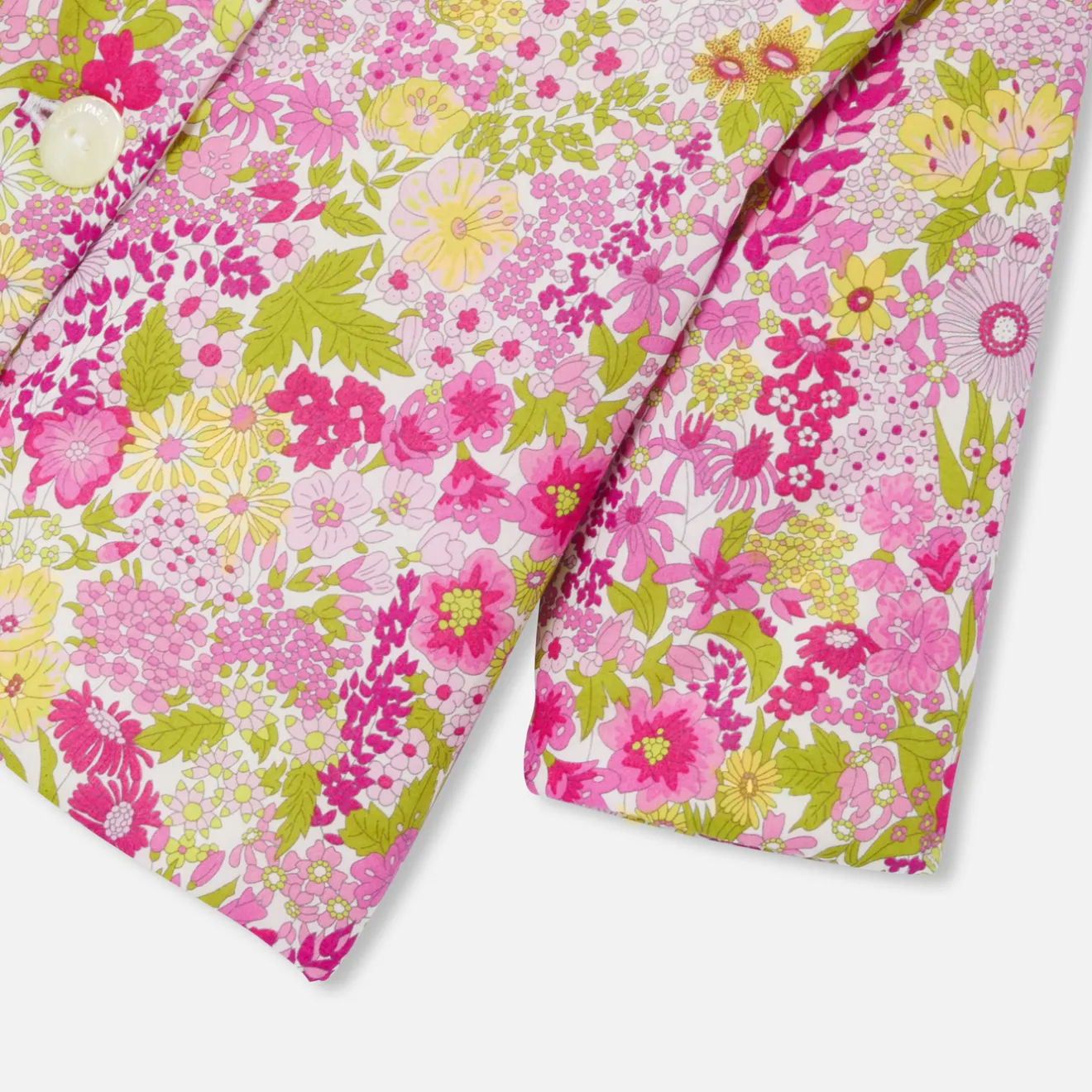 Jacadi Jumpers, Sweatshirts And Cardigans|Baby girl cardigan in Liberty fabric Pink/Multicolour
