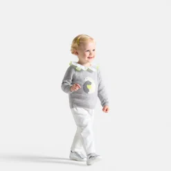 Jacadi Cardigans, Sweaters And Sweatshirts|Baby girl cashmere sweater Grey/Multicolour
