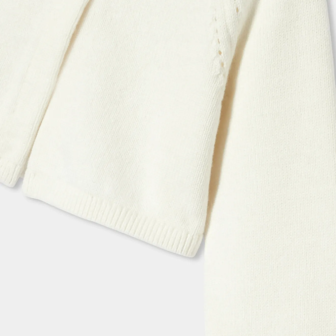 Jacadi Cardigans, Sweaters And Sweatshirts|Baby girl ceremony bolero Jacadi soft white