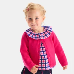 Jacadi Blouses|Baby girl checked blouse White/Multicolour
