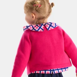 Jacadi Blouses|Baby girl checked blouse White/Multicolour