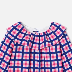 Jacadi Blouses|Baby girl checked blouse White/Multicolour