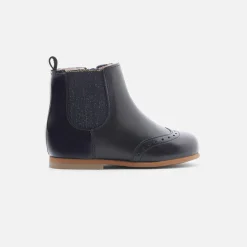 Jacadi Ankle & Lined Boots|Baby girl Chelsea boots Jacadi Navy