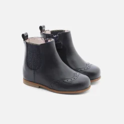 Jacadi Ankle & Lined Boots|Baby girl Chelsea boots Jacadi Navy