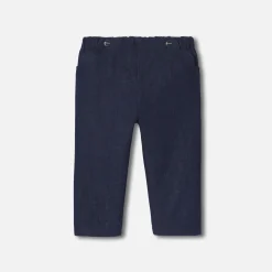Jacadi Pants And Shorts|Baby girl comfort jeans Dark Denim
