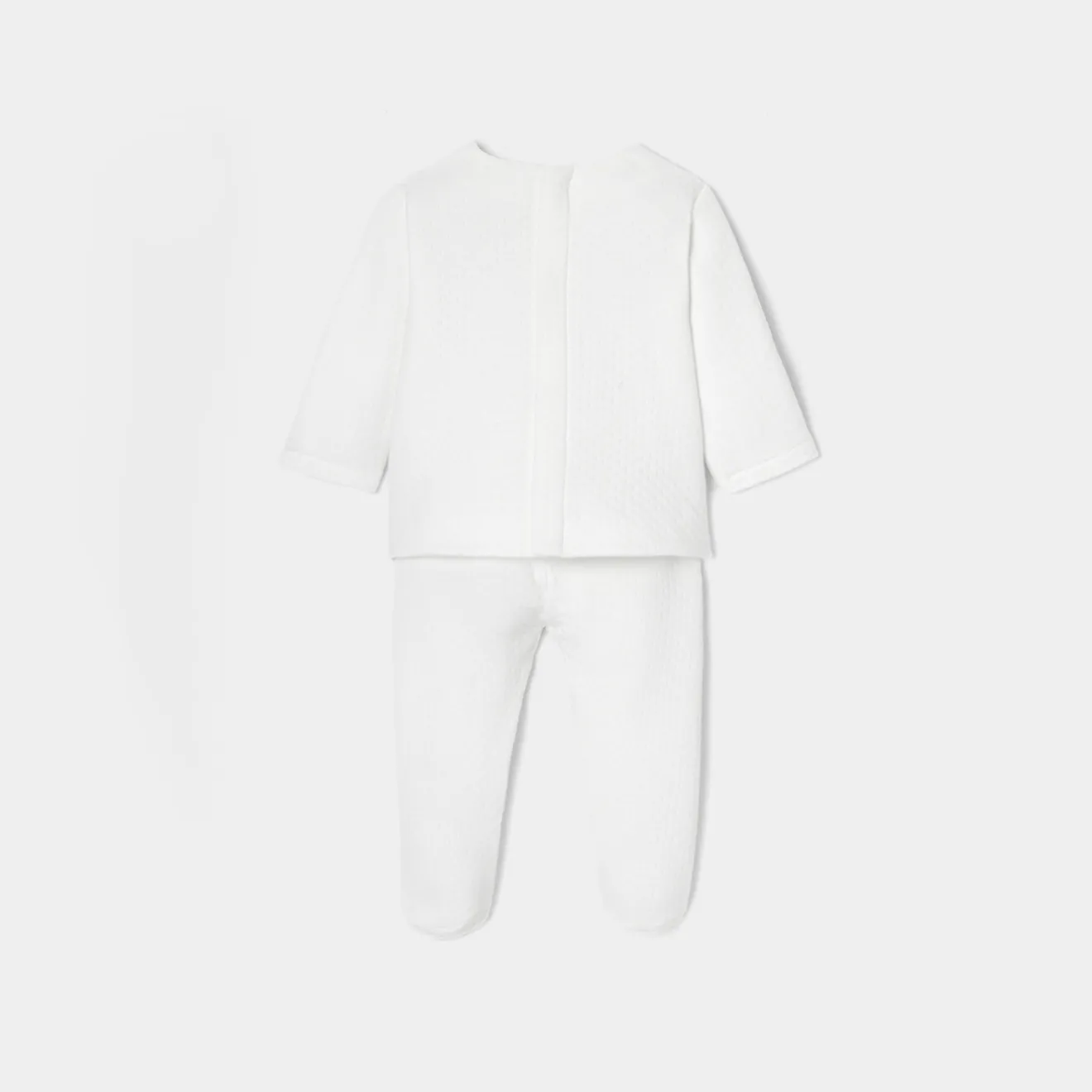 Jacadi Bloomers, Overalls And Sets|Baby girl comfort set Jacadi White