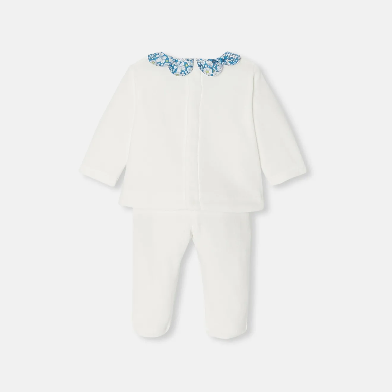 Jacadi Bloomers, Overalls And Sets|Baby girl comfort set Jacadi soft white