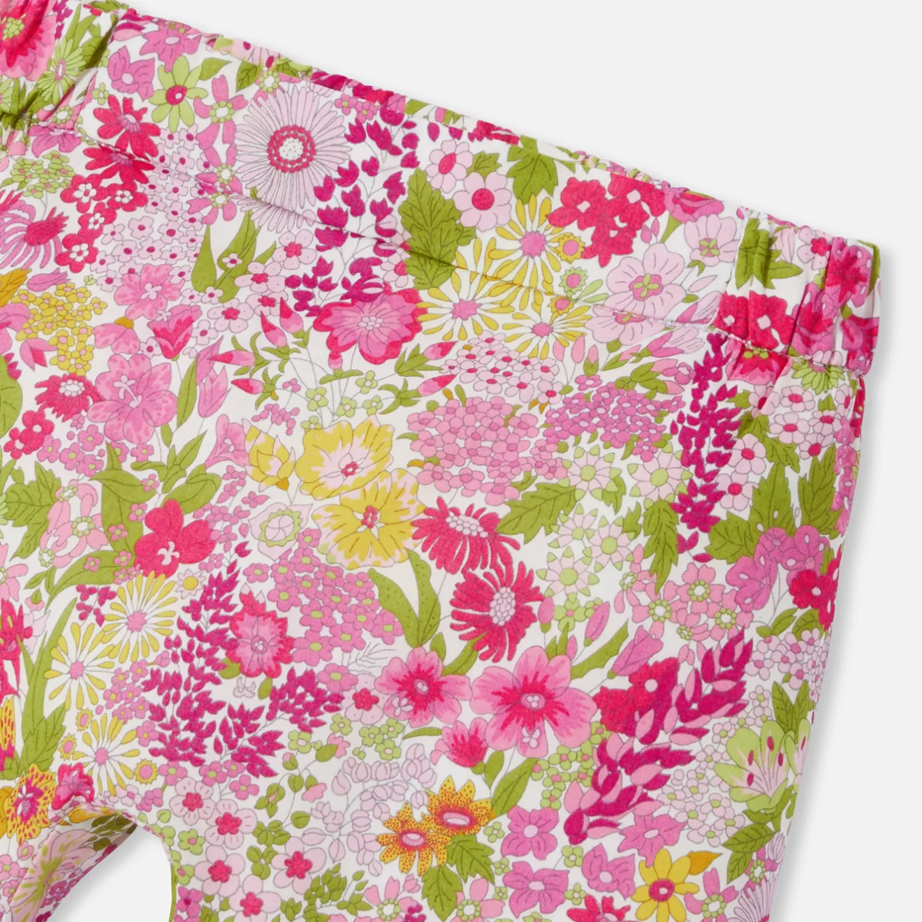 Jacadi Pants, Leggings And Shorts|Baby girl comfort trousers in Liberty fabric Pink/Multicolour