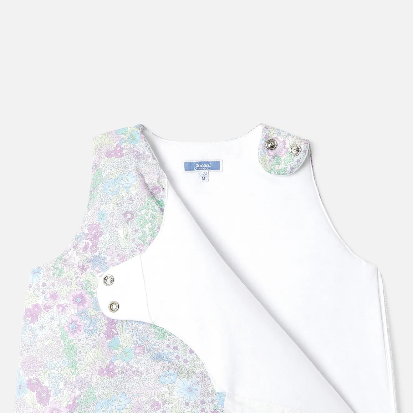 Jacadi Sleeping Bags And Blankets|Sleeping Bags And Blankets|Baby girl convertible 6-24 months sleeping bag White/Multicolour