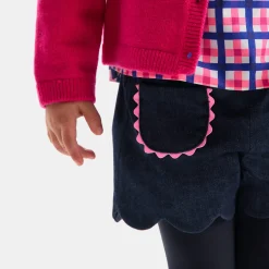 Jacadi Pants And Shorts|Baby girl denim shorts Dark Denim