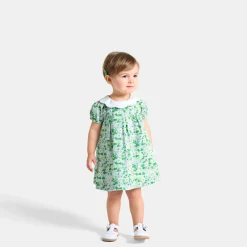 Jacadi Dresses|Baby girl dress in Liberty fabric White/Multicolour